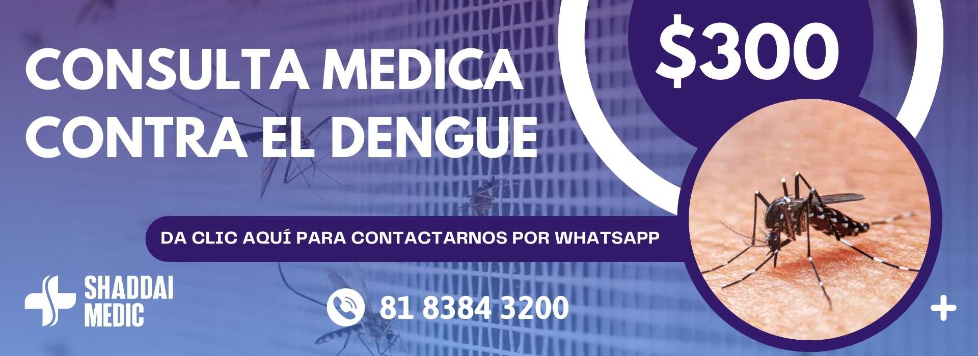 Consulta médica contral el dengue en escobedo