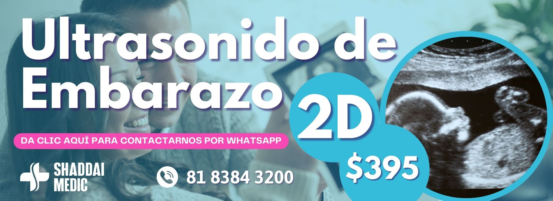 Ultrasonido de embarazo 2D en Escobedo